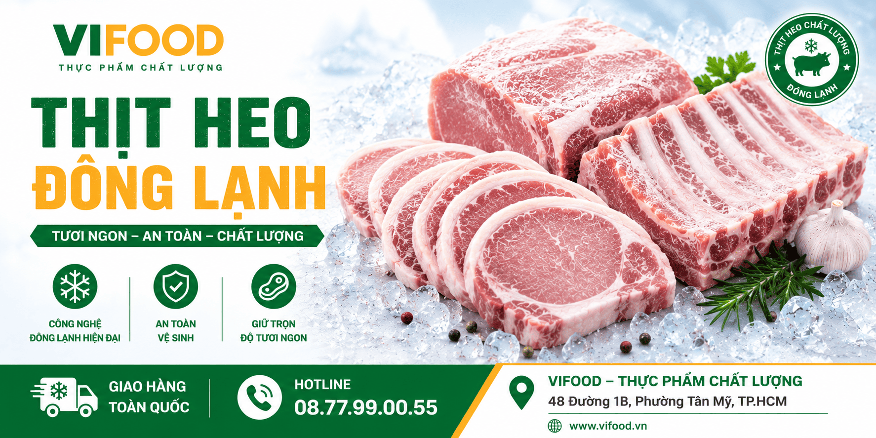 Địa Chỉ Bán Thịt Heo Đông Lạnh Giá Sỉ Tại Xã Chân Mộng Tỉnh Phú Thọ